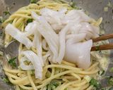 夏に爽やかポン酢ヨーグルトの冷製パスタ作り方2写真