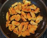 簡単鶏胸肉で♪ピリ甘辛チキンスティク♪作り方3写真