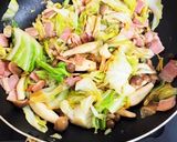 ベーコンとキャベツしめじの野菜炒め作り方5写真