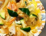 根菜チクワ豚キムチ丼味スペインオムレツ風作り方22写真
