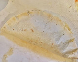ピザ生地で新玉ねぎとほうれん草のパイ風作り方6写真