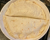 ピザ生地で新玉ねぎとほうれん草のパイ風作り方7写真