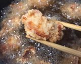 鶏の唐揚げ☆甘辛胡麻ダレがらめ作り方7写真