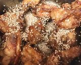 鶏の唐揚げ☆甘辛胡麻ダレがらめ作り方9写真