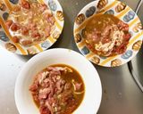 全てレンジ梅わさびダレ炒め味豚平焼き風作り方11写真
