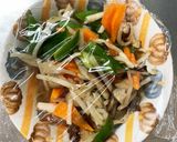 全てレンジ梅わさびダレ炒め味豚平焼き風作り方12写真
