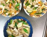 タレが旨いトンテキ味豚こま大根青椒肉絲風作り方15写真