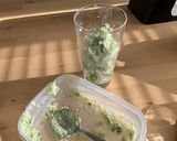 抹茶フラペチーノ風をかき氷機で再現作り方15写真