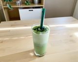 抹茶フラペチーノ風をかき氷機で再現作り方23写真