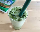 抹茶フラペチーノ風をかき氷機で再現作り方24写真