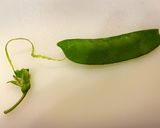 絹さやと卵のピリ辛スープ♪作り方1写真