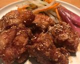 鶏の唐揚げ☆甘辛胡麻ダレがらめ作り方10写真