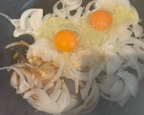新玉ねぎの玉子とじ　簡単作り方3写真