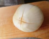 マクロビ☆炊飯器で作る新たまねぎのスープ作り方1写真