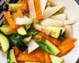 全てレンジ食べ切り洋風生姜温野菜サラダ作り方11写真