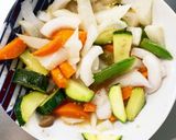 全てレンジ食べ切り洋風生姜温野菜サラダ作り方12写真