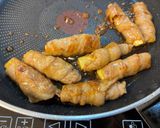 さつまいもの豚肉巻き。作り方6写真