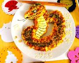 おせちも良けど干支お好み焼き巳年2025作り方5写真
