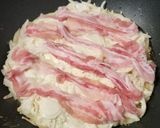 夫絶賛♪きゃべつ&卵なしお好み焼き☆昼食作り方1写真