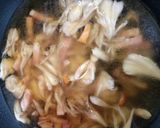 簡単夕飯・昼食！ワンパン舞茸ベーコン和風パスタ作り方4写真