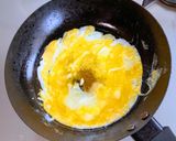 ガーリック炒飯炒り卵のせ作り方1写真