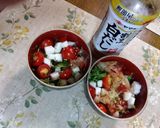 即席！ミニトマトと若布と豆苗の味噌汁作り方4写真
