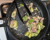 【ワンパン】アボカドとベーコンの濃厚パスタ作り方3写真