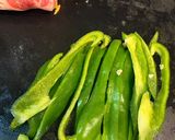 お弁当にも◎豚肉のピーマンチーズ巻き照り焼き作り方1写真