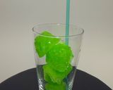 クリームソーダかき氷作り方2写真
