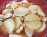 鶏もも肉と大根の煮物作り方5写真