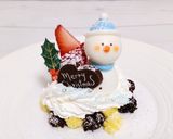 スノードームみたいな簡単クリスマスケーキ作り方5写真