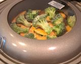 カボチャとブロッコリーの粉チーズ焼き作り方5写真