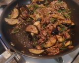 牛肉と茄子とピーマンの甘辛炒め作り方7写真