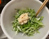 ホタテと水菜の旨みサラダ作り方3写真