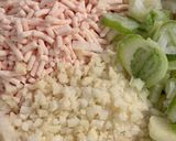 カリフラワーライスとひき肉のそぼろ作り方2写真