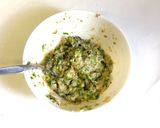 オクラと塩昆布で♪モチモチひら天作り方3写真