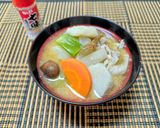 具だくさんでほっこり♡我が家の豚汁♡作り方7写真