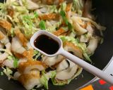 ちくわと卵とキャベツのごま油炒め作り方3写真