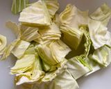 レンチン蒸しキャベツ作り方1写真