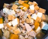 めんつゆで！かぼちゃと厚揚げの豚肉炒め作り方10写真