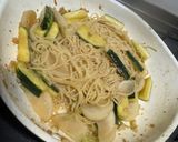 カブとズッキーニのひきわり納豆パスタ作り方9写真