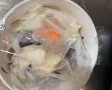 ゴロゴロ野菜と魚肉のキムチレモン味炒煮風作り方12写真