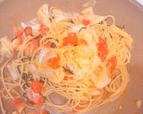 簡単☆塩昆布とキャベツのペペロンチーノ風作り方6写真