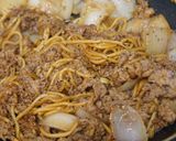 ご飯のおかず牛肉焼きそば作り方7写真