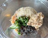 塩こんぶ入り鶏のつくね節約レシピ作り方1写真