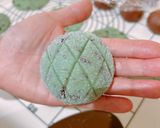 絶品✨可愛い🩵チョコミントメロンパン作り方13写真
