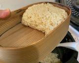 「曲げわっぱ　めおと乗っけ弁当」その1作り方5写真