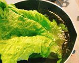 シャキシャキ☆ロメインレタスのおひたし作り方1写真