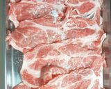 たっぷり水菜と豚薄切り肉のいりこ出汁鍋作り方5写真