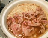 たっぷり水菜と豚薄切り肉のいりこ出汁鍋作り方7写真